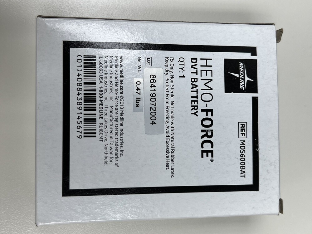 Medline DVT Battery MDS600BAT