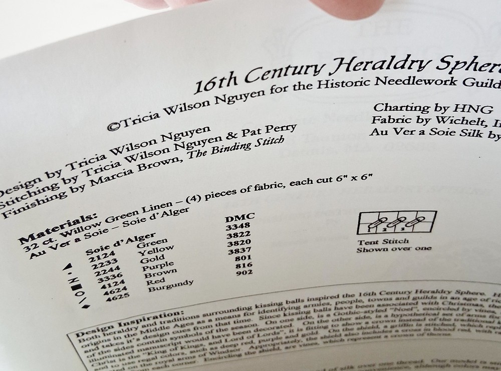 Round Christmas Ornaments Heraldry Spheres Counted Needlework Pattern