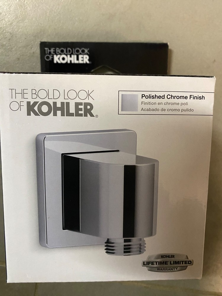 Kohler K-98350-CP Awaken Wall-Mount Supply Drop Elbow Polished Chrome 1/2" NPT