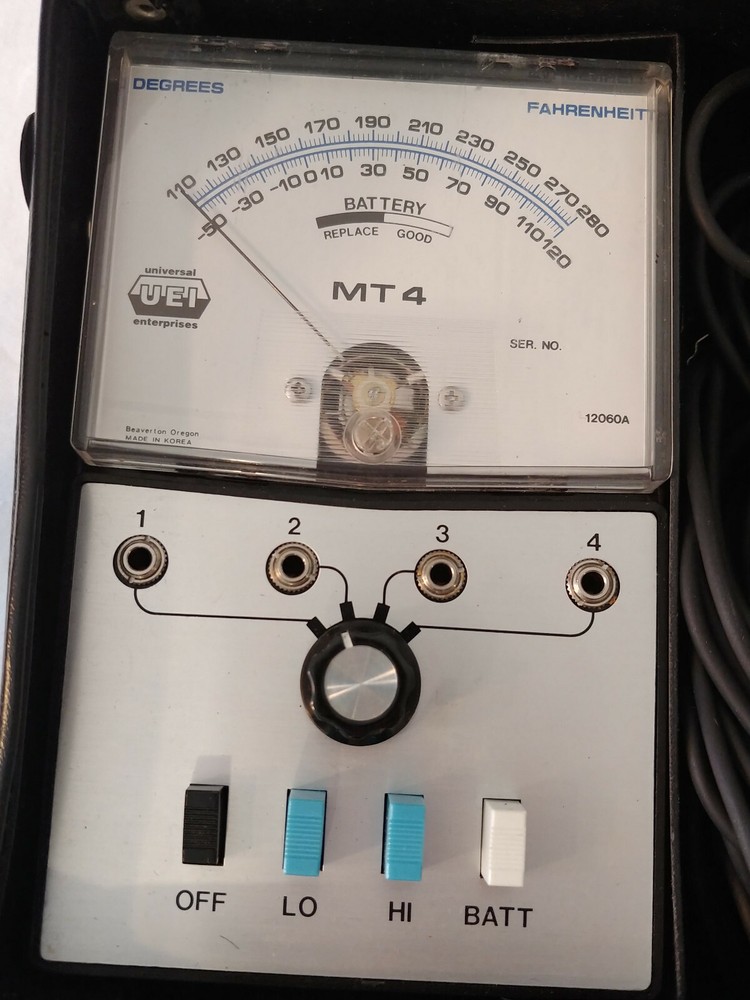 UEi MT4 Analog 4 Input Thermometer