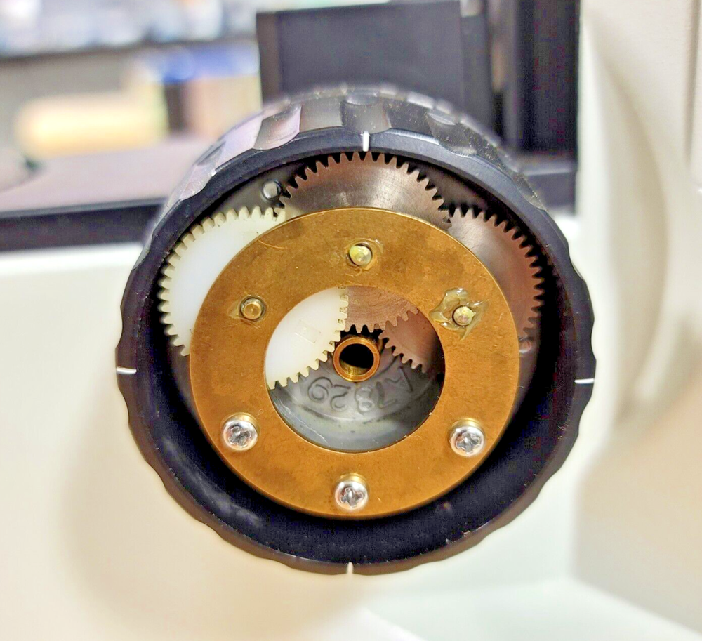 Olympus Microscope BX40 3 Gear Focus Assembly