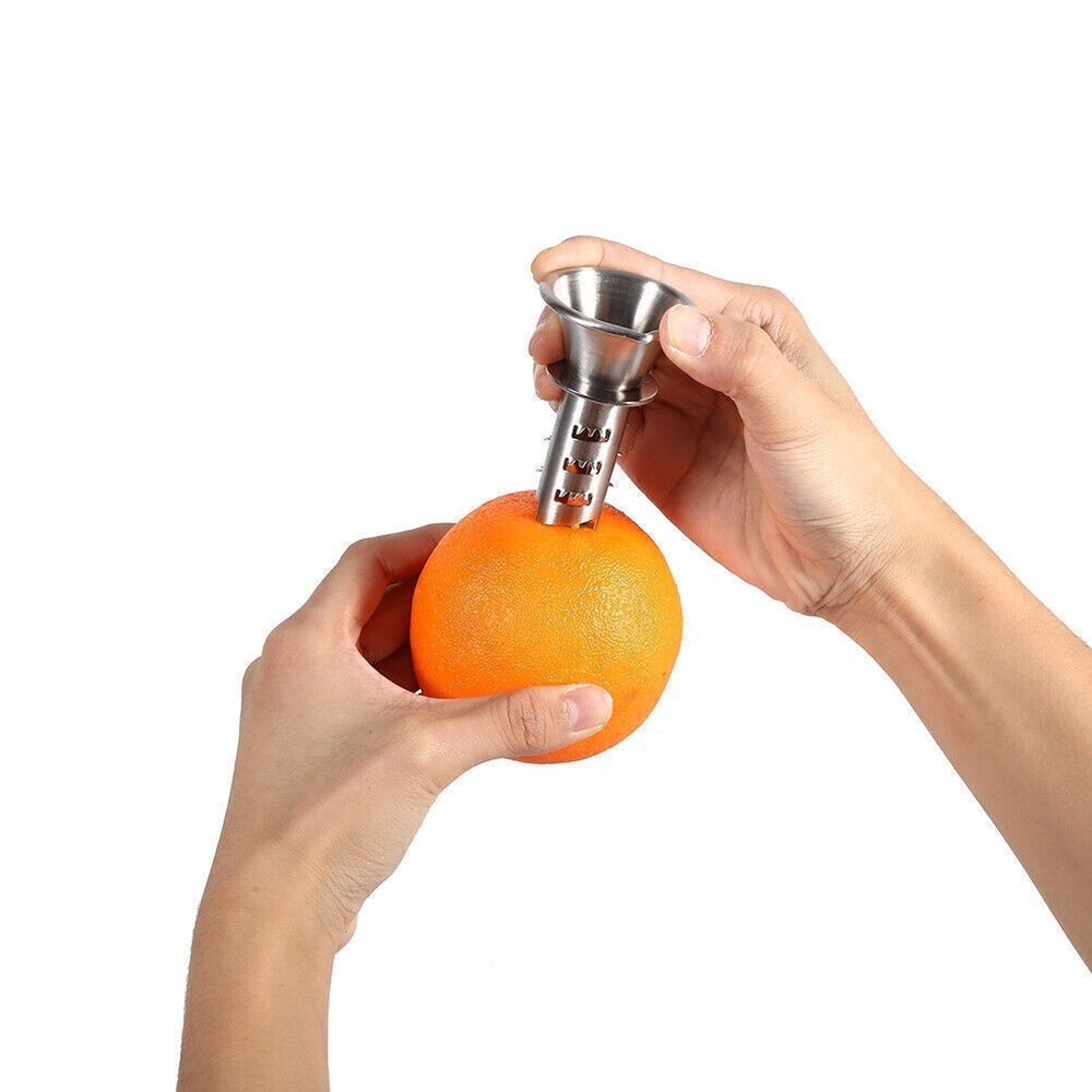 Practical Stainless Steel Orange Lemon Lime Juicer Hand Manually Fruit Squeezer