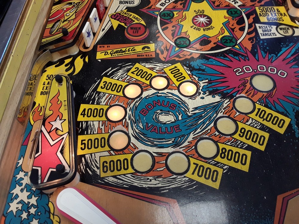 Solar Ride by Gottlieb Pinball Machine