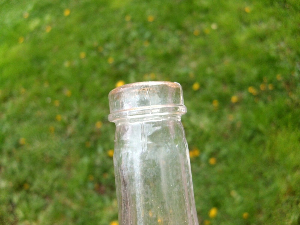 Antique Catsup or Sauce Bottle 10-Panel Bottom marked 30 E