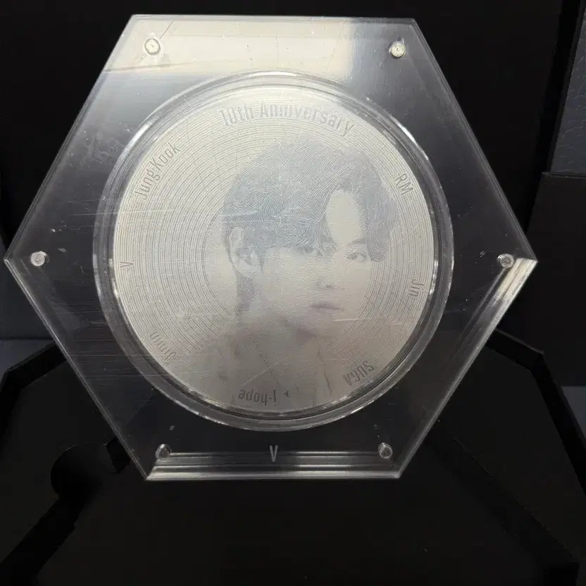 BTS 10th Anniversary Silver Coin - V