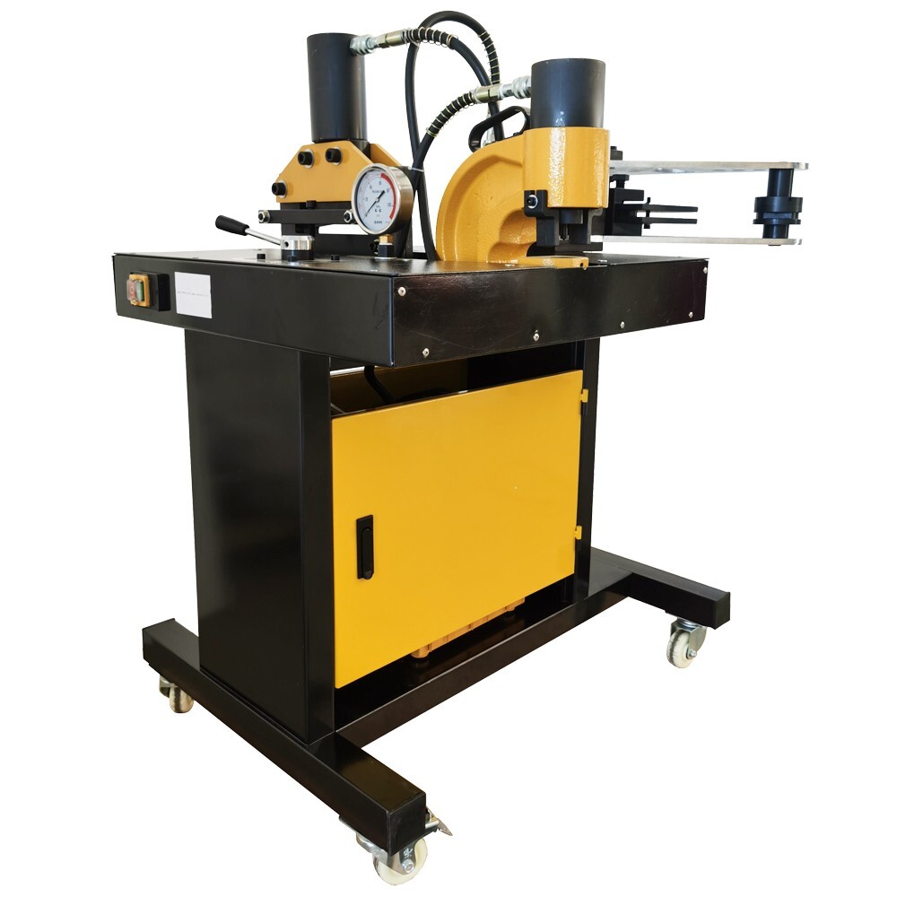 110V Electric Multi-function 4-in-1 Hydraulic Busbar Processor Bending Machine