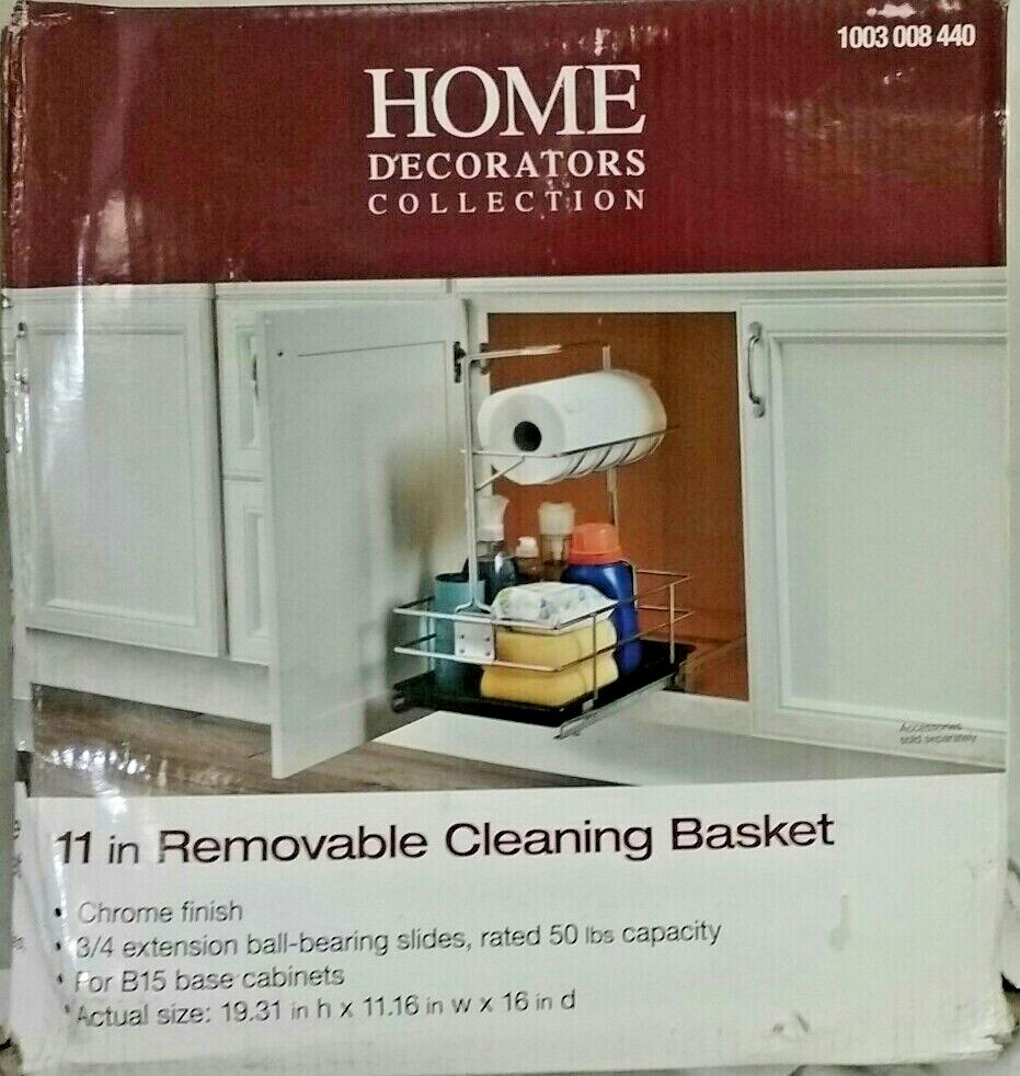 NEW!!! Home Decorators Collection Removable Cleaning Basket