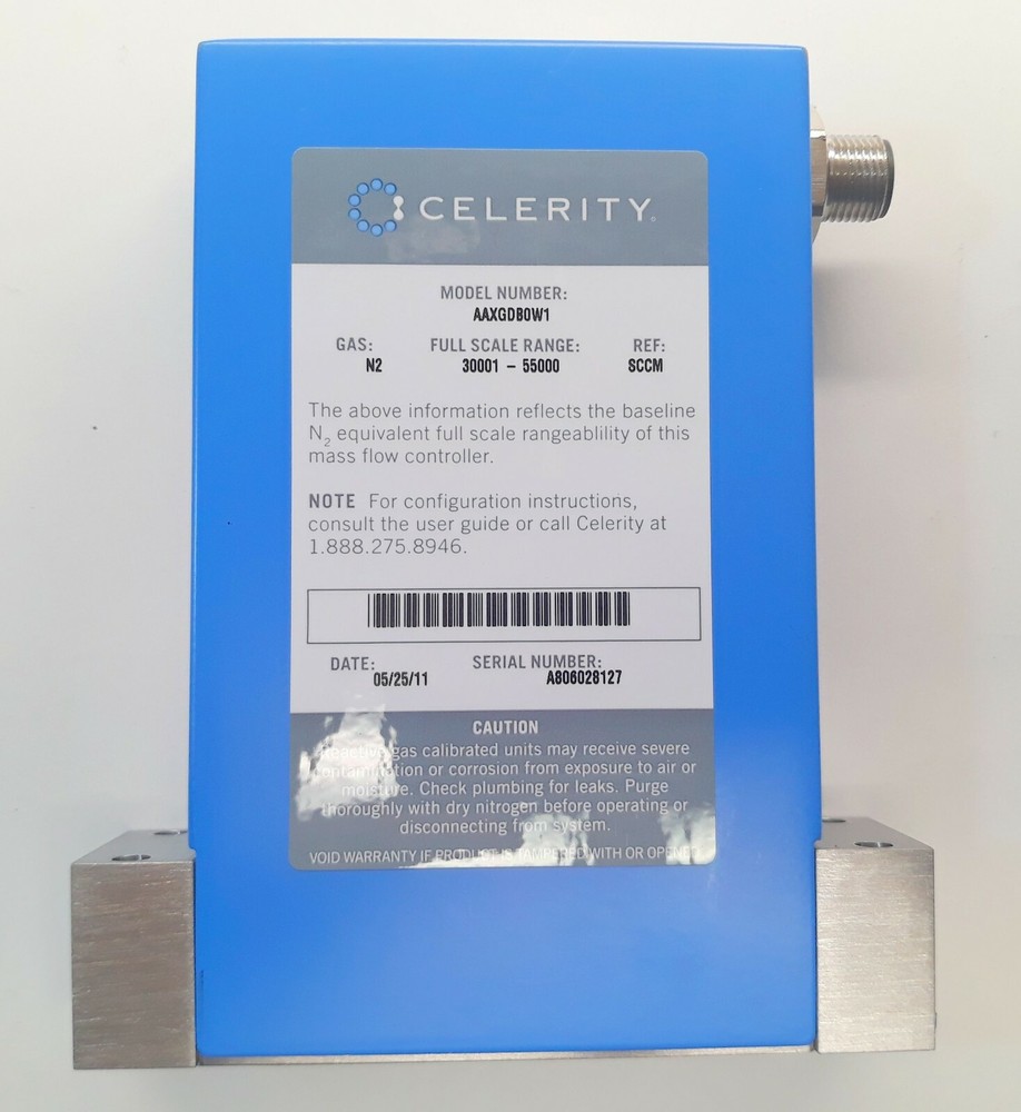 Brooks Celerity IN3XP Mass Flow Controller Gas N2 55000 sccm
