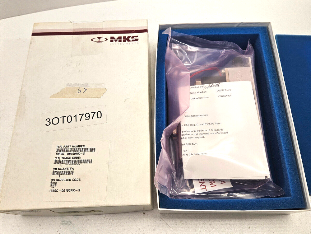 MKS Instruments 1359C-00100RK-S MASS FLOW CONTROLLER