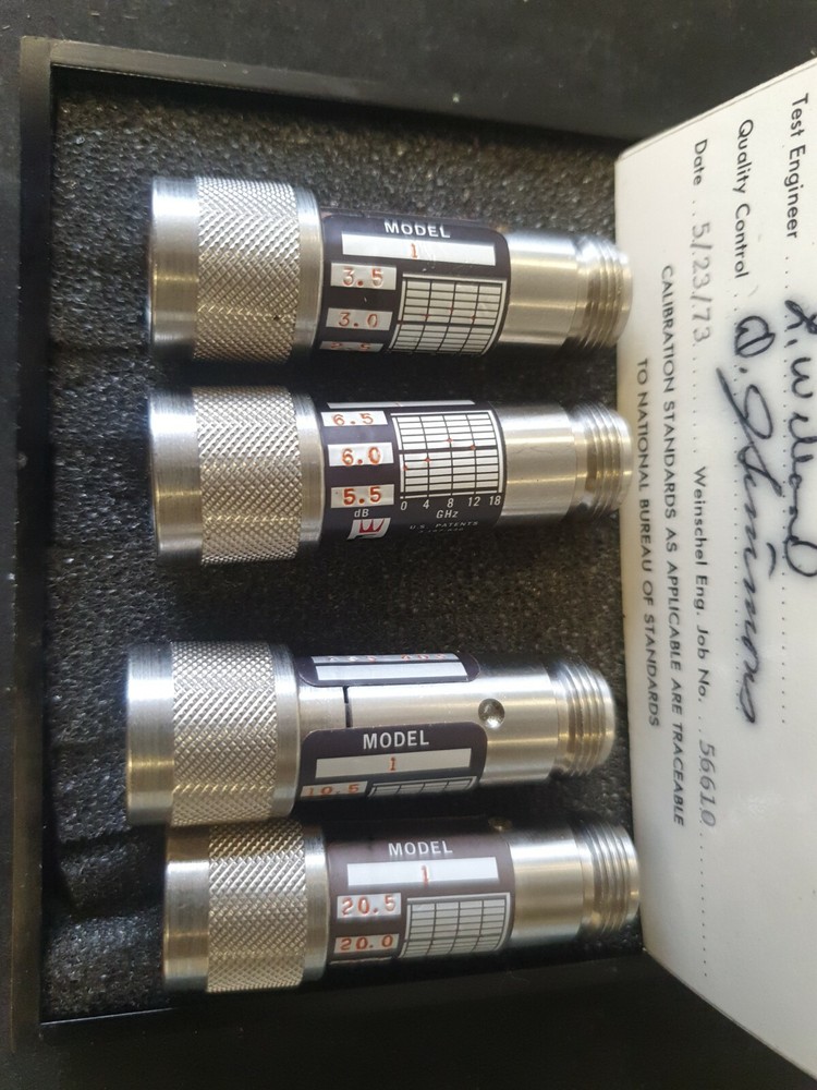 Weinschel Model AS-5 Precision Attenuator Set