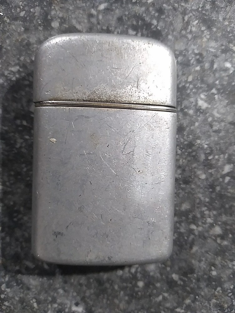 Old Vtg Collectible Ronson Cigarette Lighter Silver Tone
