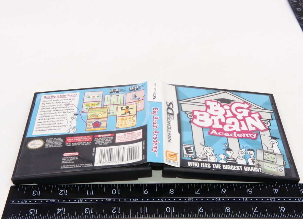 Authentic Big Brain Academy Nintendo DS Case Only No Game