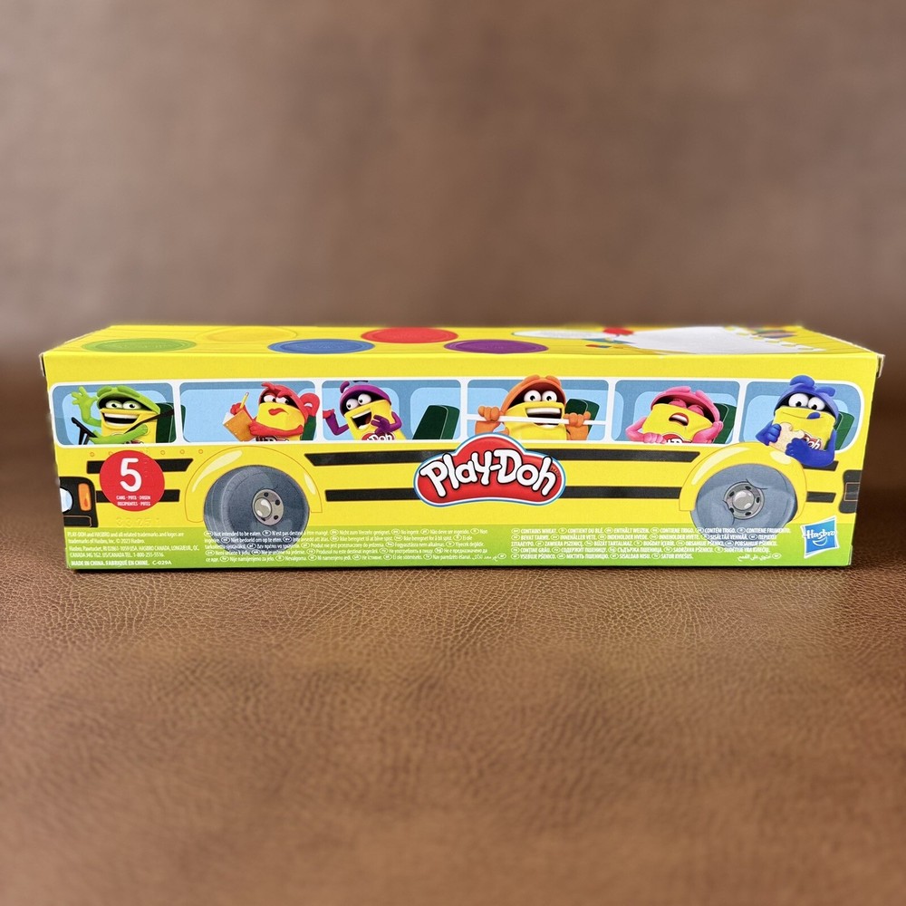 Play-Doh School Bus Assorted 5-Pack Ages 2+