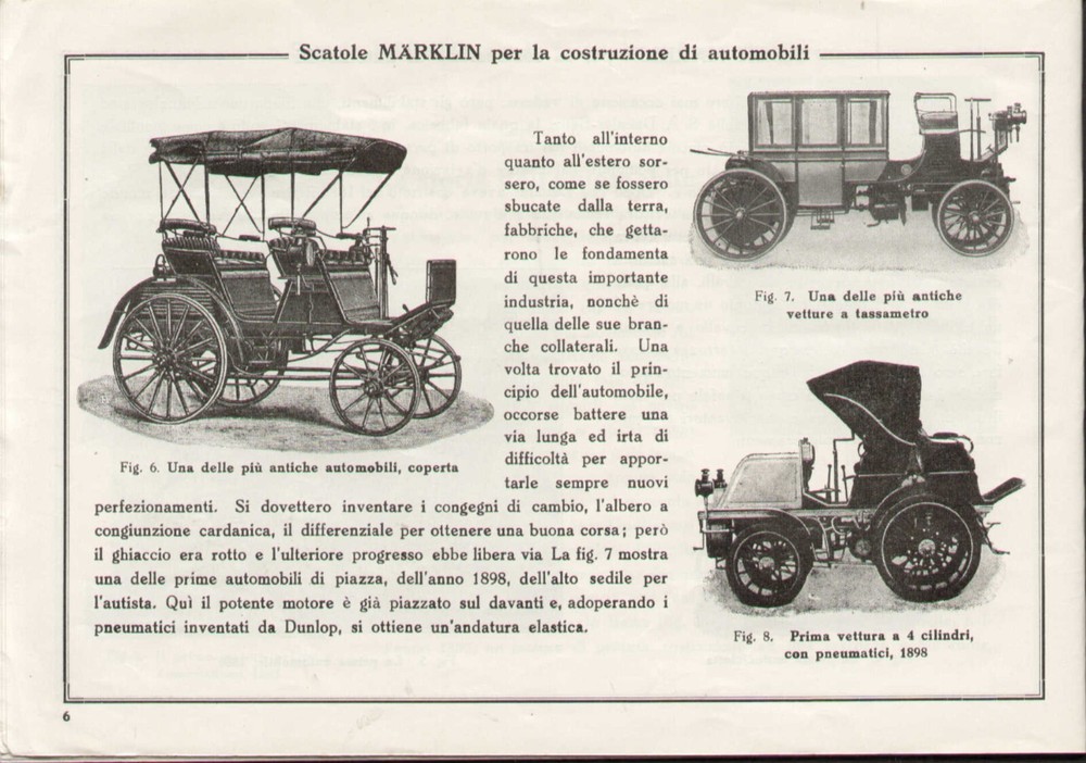 Märklin 1934 catalogue - Automobile construction IT aa