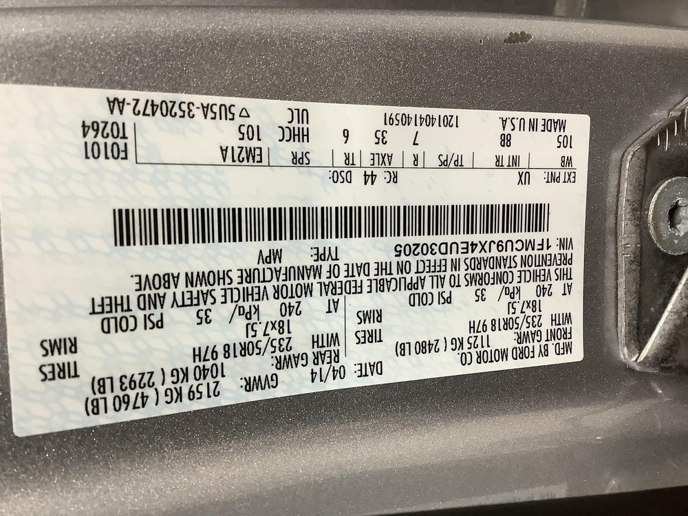 Used A/C Selector Switch fits: 2014 Ford Escape Front automatic temperature cont