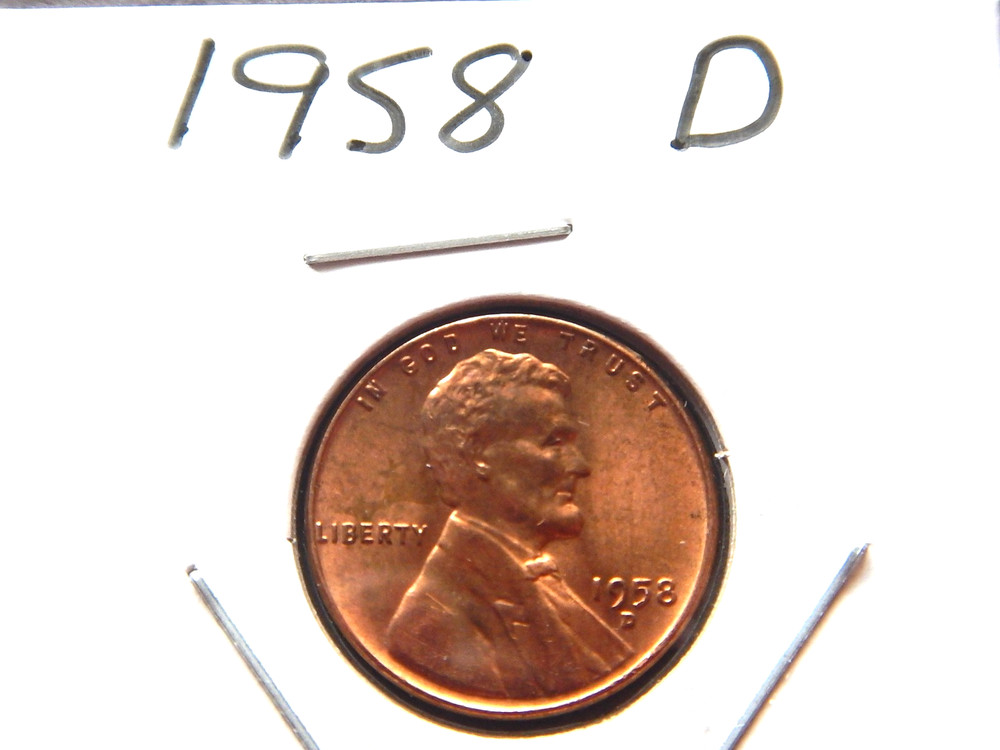 1958 (D) Lincoln Penny
