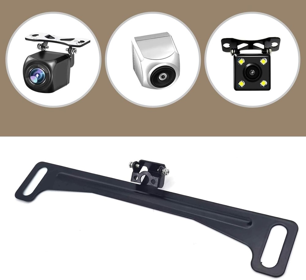 Shock-Proof Waterproof Camera Mount License Plate Frame - Easy DIY Installation