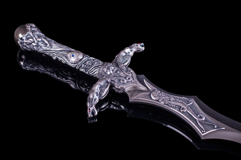 Silver Merlin Sword