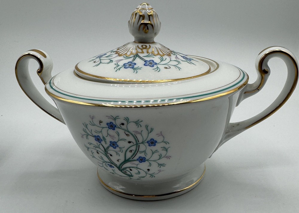 Noritake Granada Creamer And Covered Sugar Set 3063