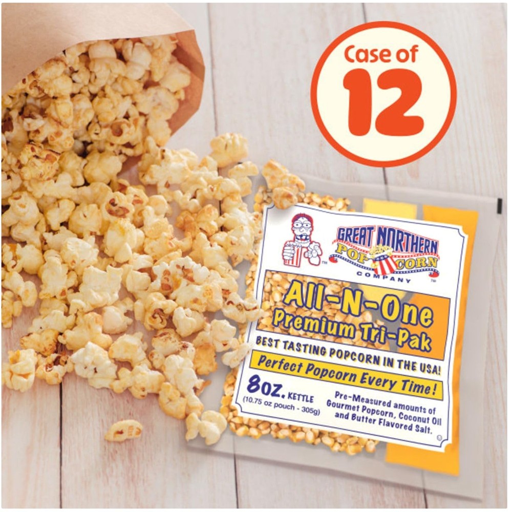 Gourmet Popcorn Kernel & Salt Packets by Great Northern