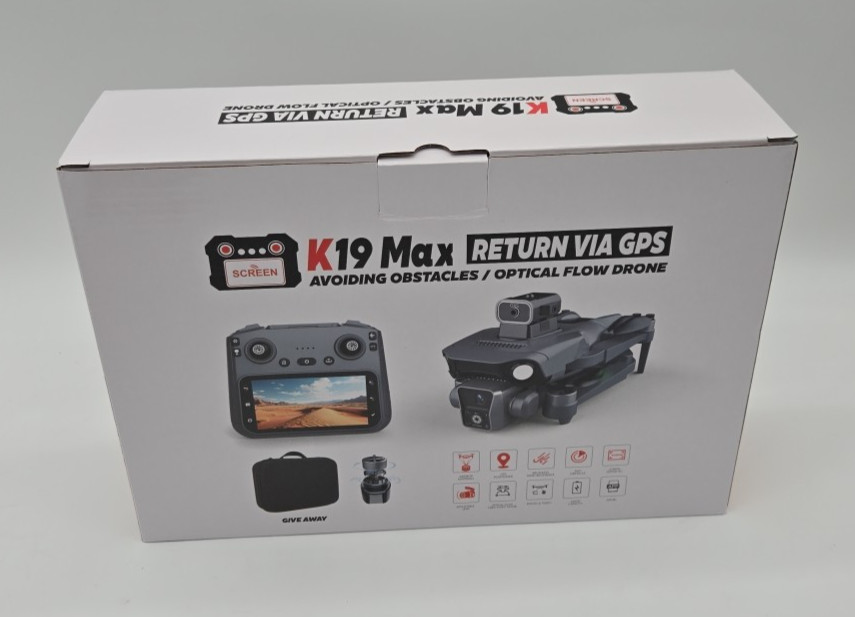 K19 Max GPS Drone With 4.5-inch Screen Controller