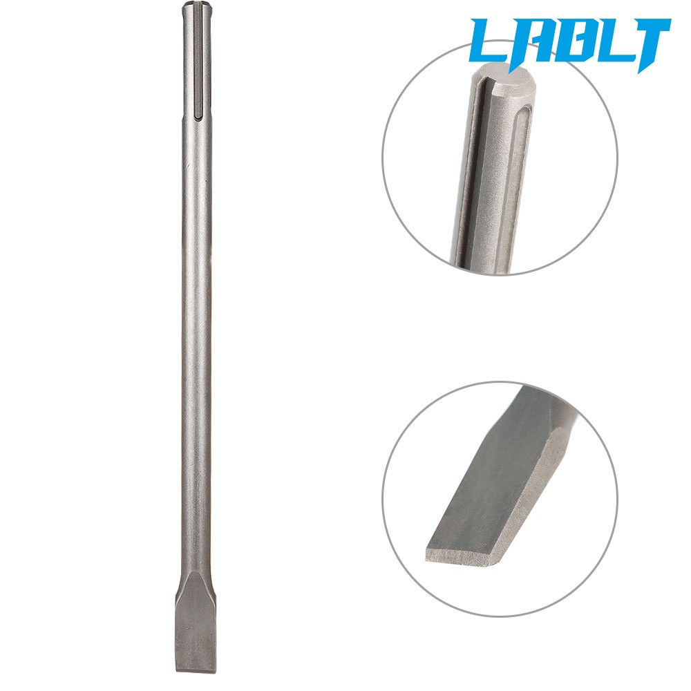 LABLT 3 Pcs 16" SDS Max Bits Set Long-Point Chisel Scaling Chisel Flat Chisel