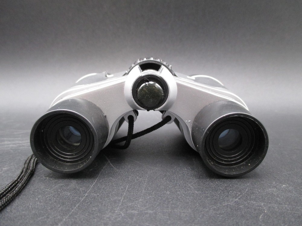 Vintage 2001 Target Binoculars Y2K Gift Compact Folding Case Strap
