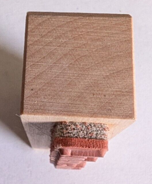 Wood/Rubber Stamp "Thanks a Melon!"