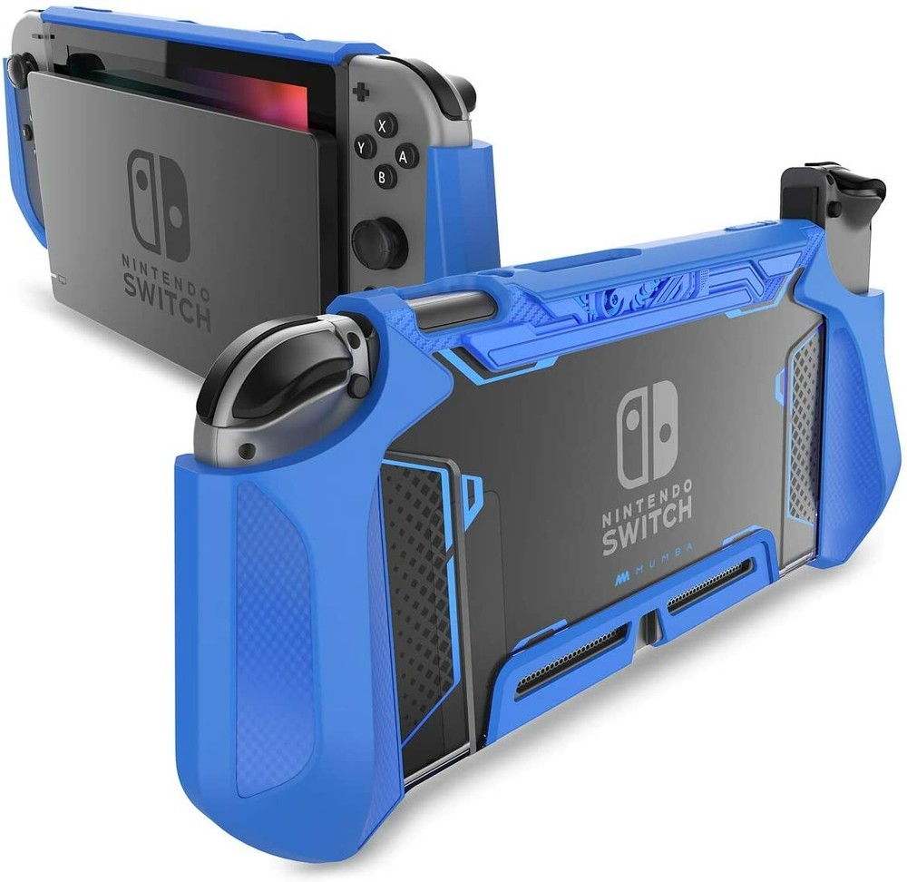 Mumba For Nintendo Switch Console Joy-Con Controller TPU Grip Case Rugged Cover