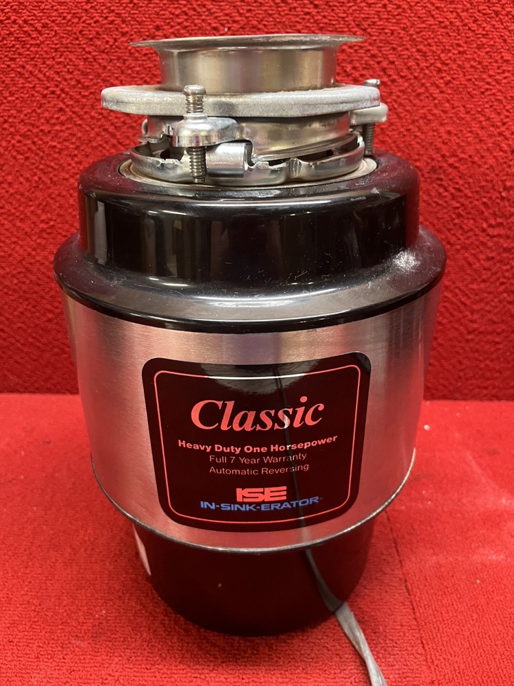 Used InSinkErator Classic Heavy Duty Garbage Disposal 1HP #CL-61 Good Condition