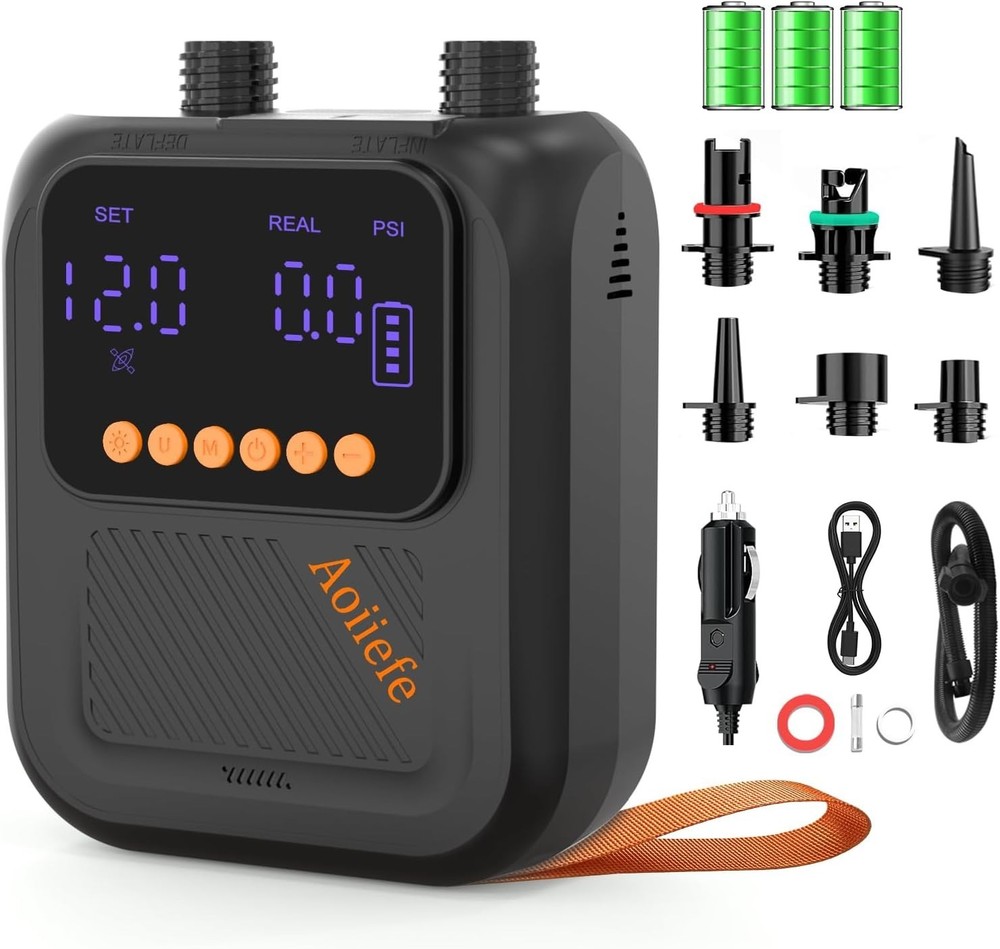 Intelligent Rechargeable SUP Pump with Deflation Function - Fast & Reliable