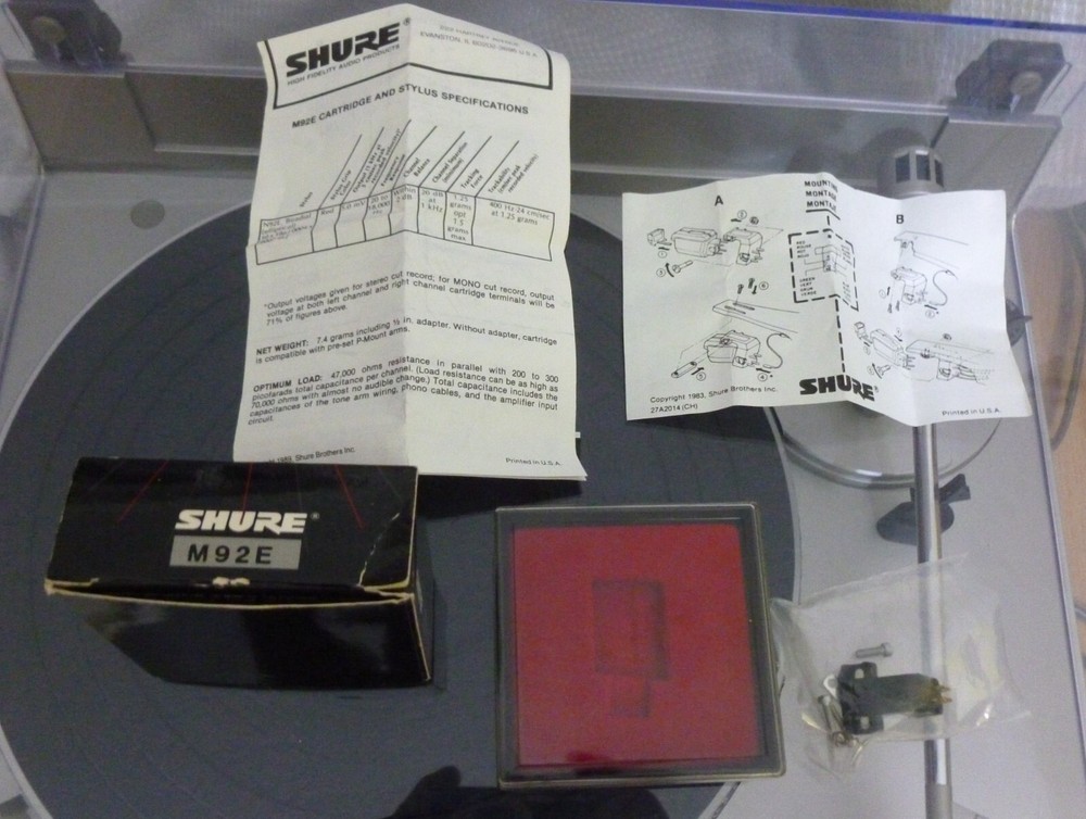 Technics SL-B500 Frequency Generator Servo Automatic Turntable + Shure M92E