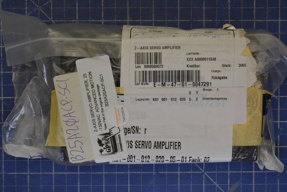 ADVANCED MOTION CONTROLS B25A20ACP-SC1 BRUSHLESS PWM SERVO AMPLIFIER