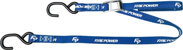 Fire Power 1" Tie Downs Blue