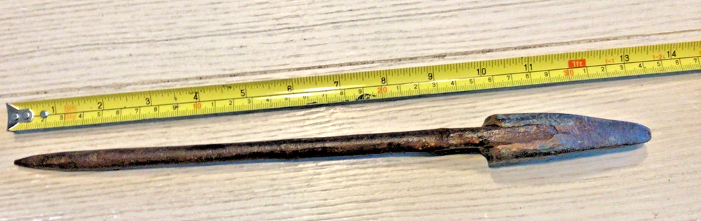 Vintage Primitive Hand Forged Metal Blacksmith Tool