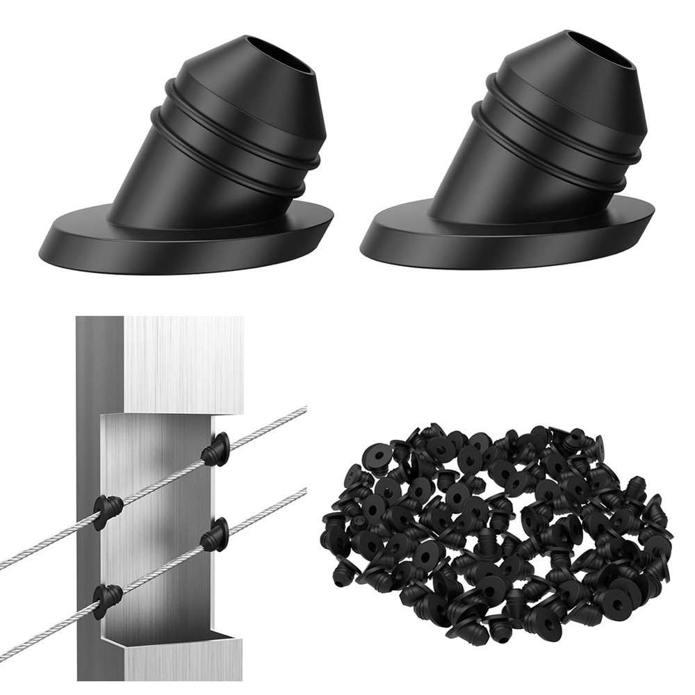 Cable Railing Cable Railing Fitting 1/8" 30 Degree Cable Railing Grommets Q8G1