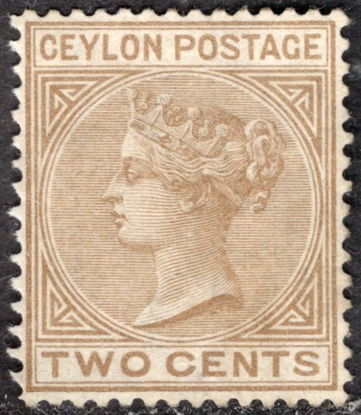 CEYLON 1872/80 STAMP Sc. # 63 MNG
