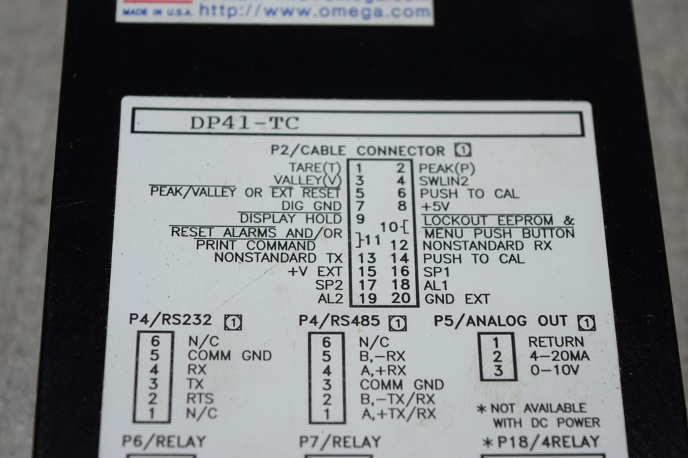 Omega DP41-TC Panel Meter