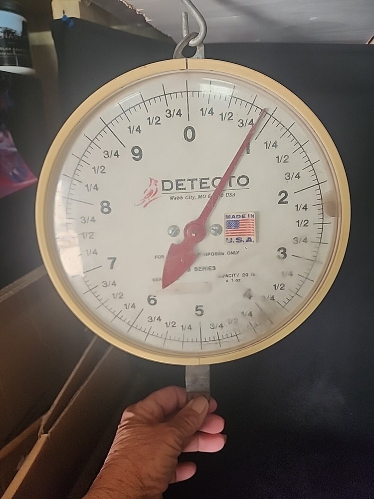 Cardinal Detecto MCS-Series 20lb x 1oz Dial Hanging Scale
