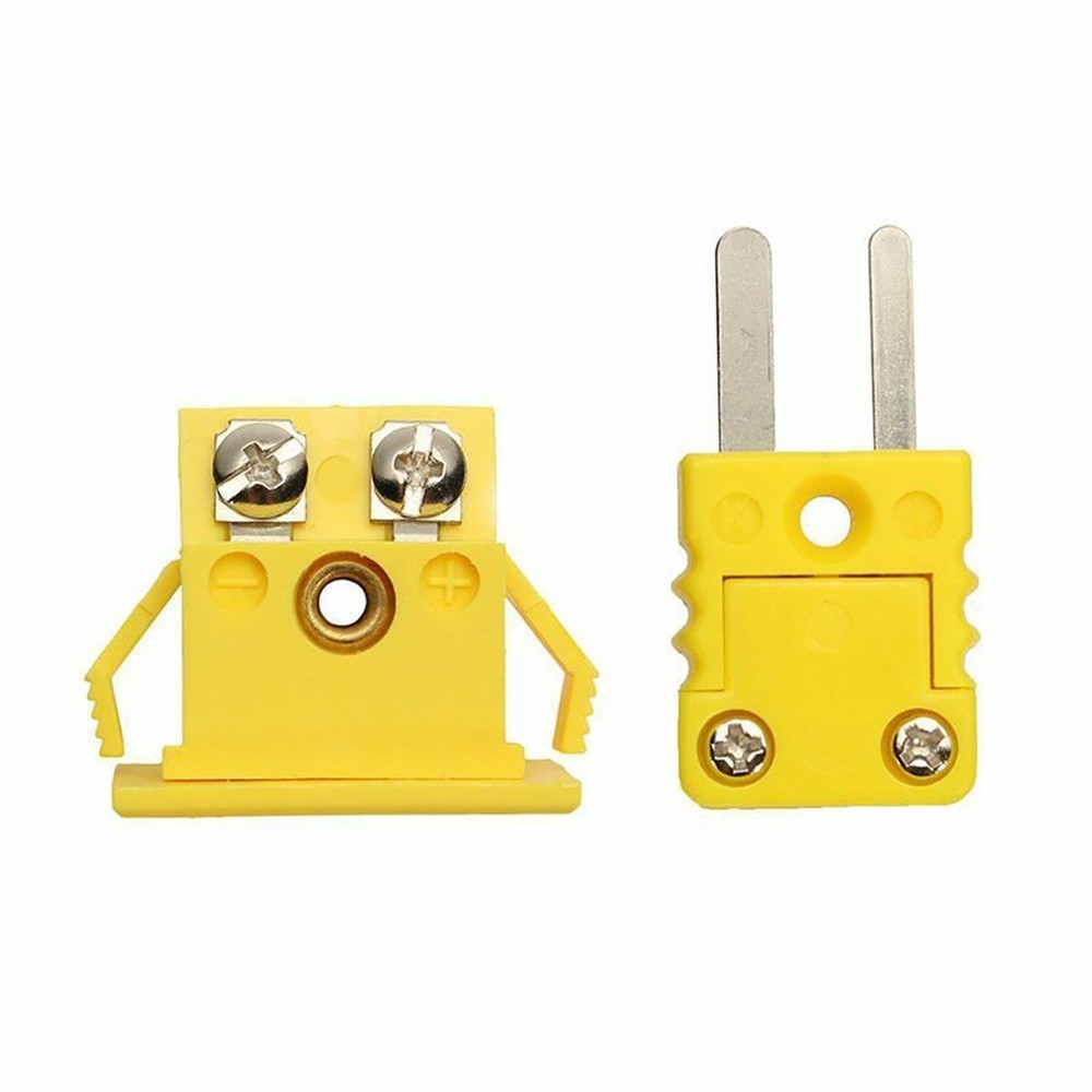 Alloy One-Set K Type Thermocouple Miniature Socket & Panel Mount Plug-Connector