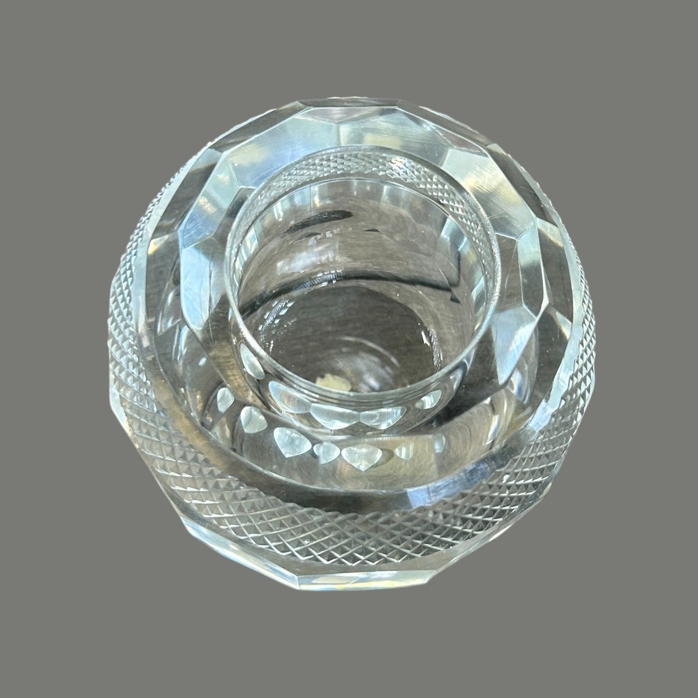  Thomas Webb & Son Crystal Faceted Matchstrike