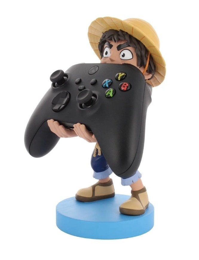 Netflix: Luffy One Piece Cable Guys Phone & Controller 8'' Figure Device Holder