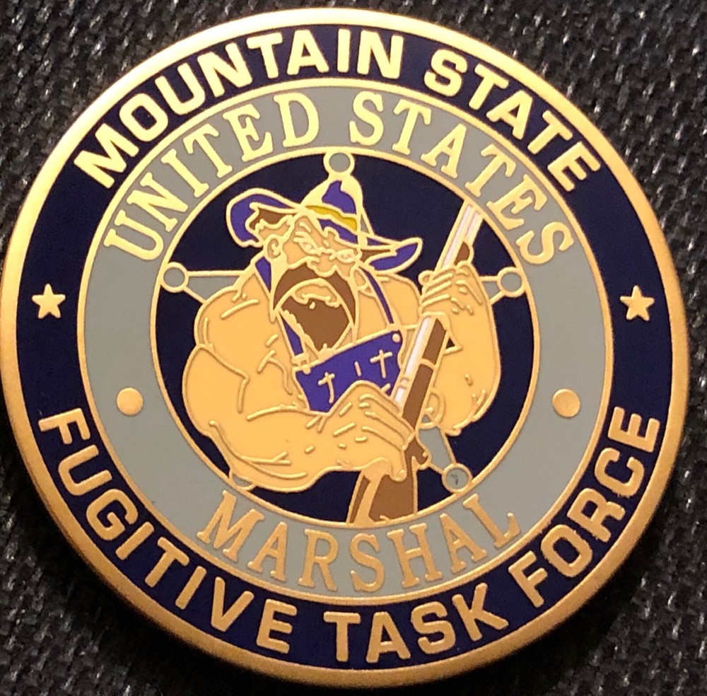 US Marshals Service FirstGEN NDofWV Cranky Hillbilly GOLD version challenge coin