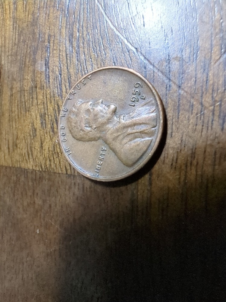 1959 D Lincoln Penny RARE WITH ERRORS