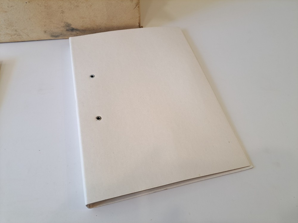 Folder For the Report Documents White Soviet Vintage USSR Old Retro