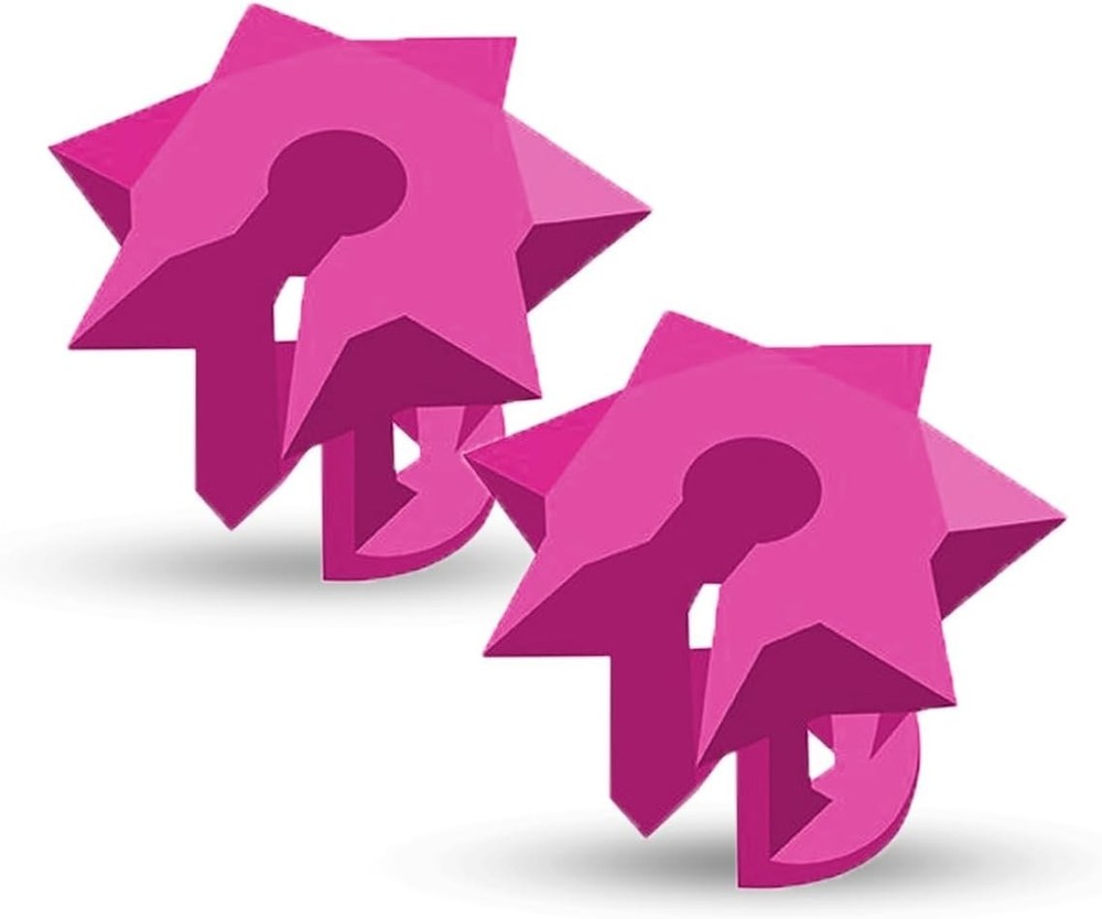 Bowmar Archery Nose Button 2 Piece Pink