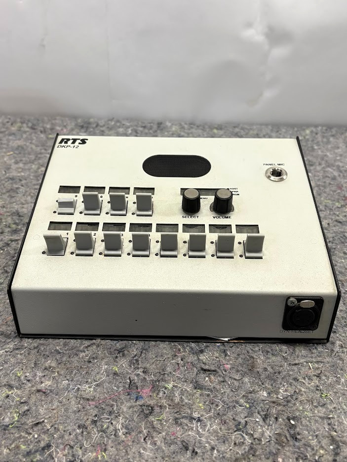 Telex RTS DKP-12 MCP 12-Position Desktop Matrix Key Panel Intercom System