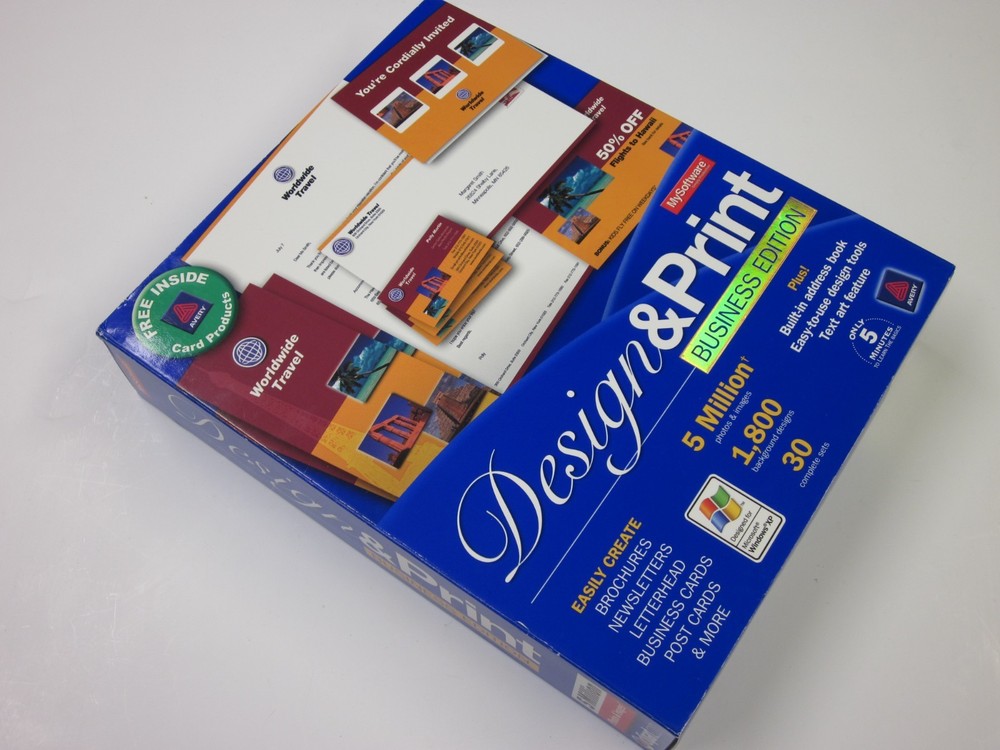 MySoftware Design & Print Business Edition For (Windows 98 ME 2000 XP)