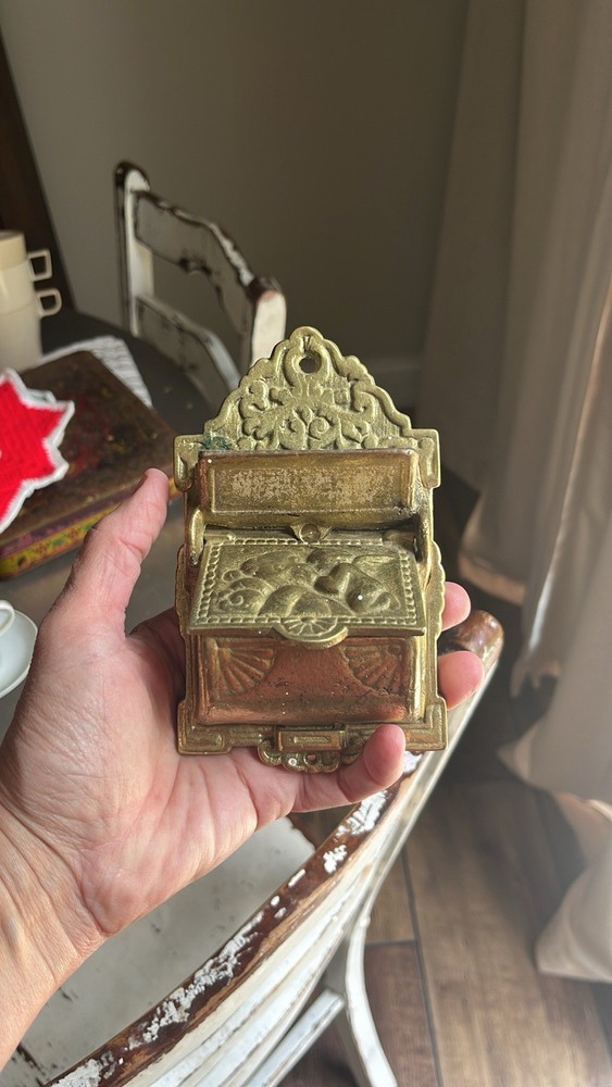 Brass Matchbox Holder