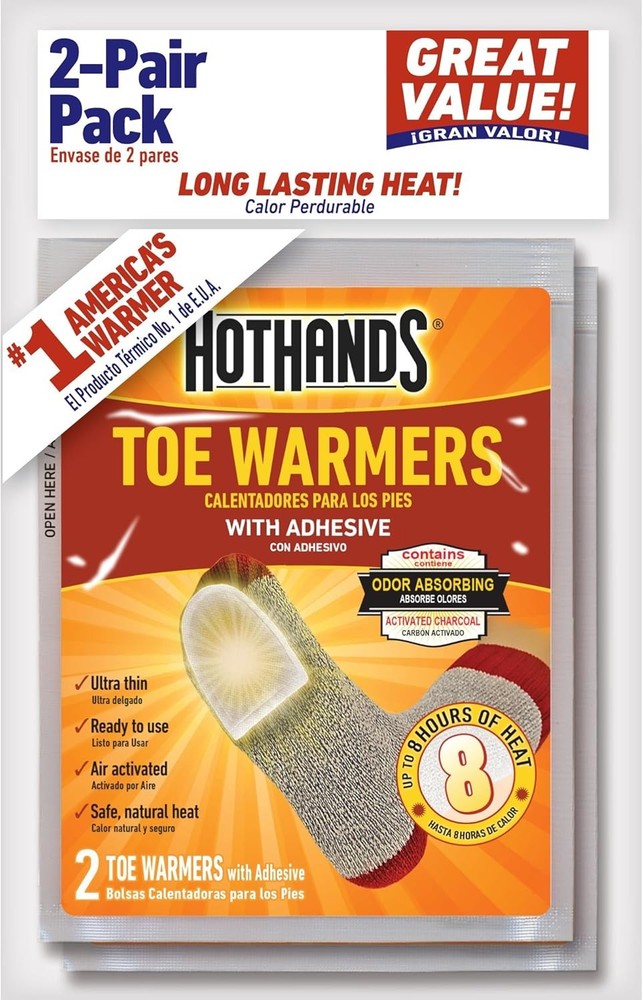 Hothands Toe Warmer (2 Pair Bag)